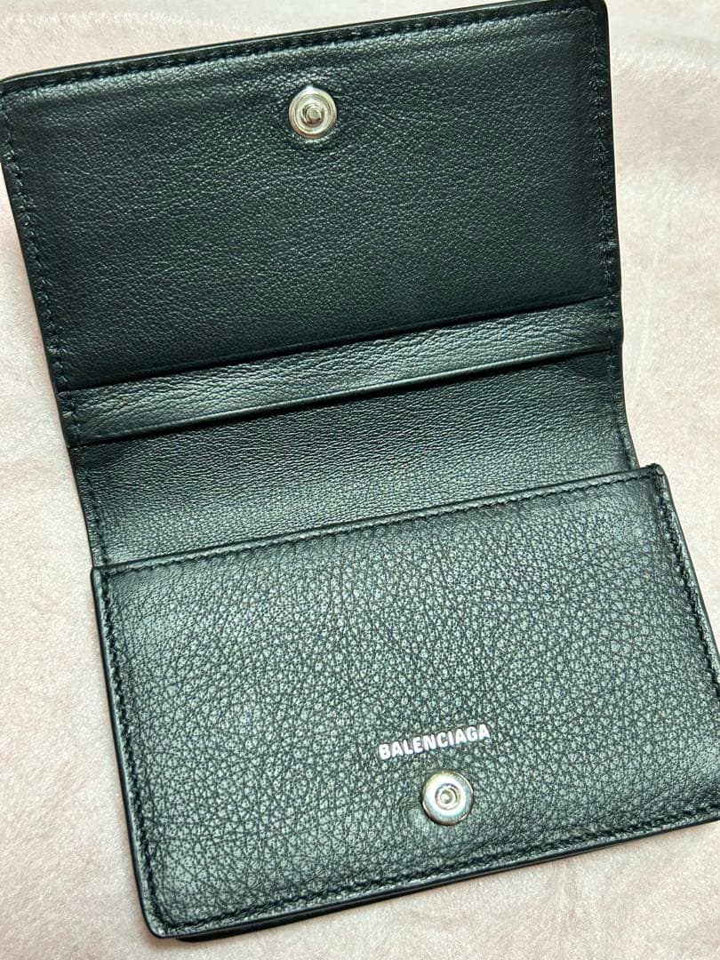 BALENCIAGA ブラックレザー 名刺入れ