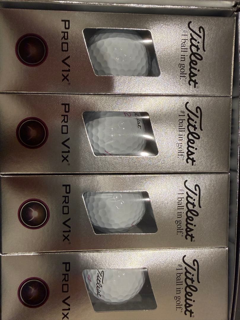 Titleist Pro V1x ゴルフボール ピンク