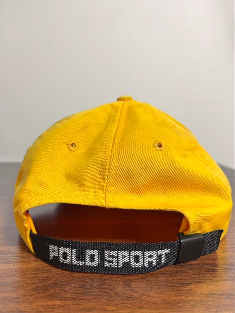 G*3様 Polo Sport キャップ　90s イエロー　 ラルフローレン
