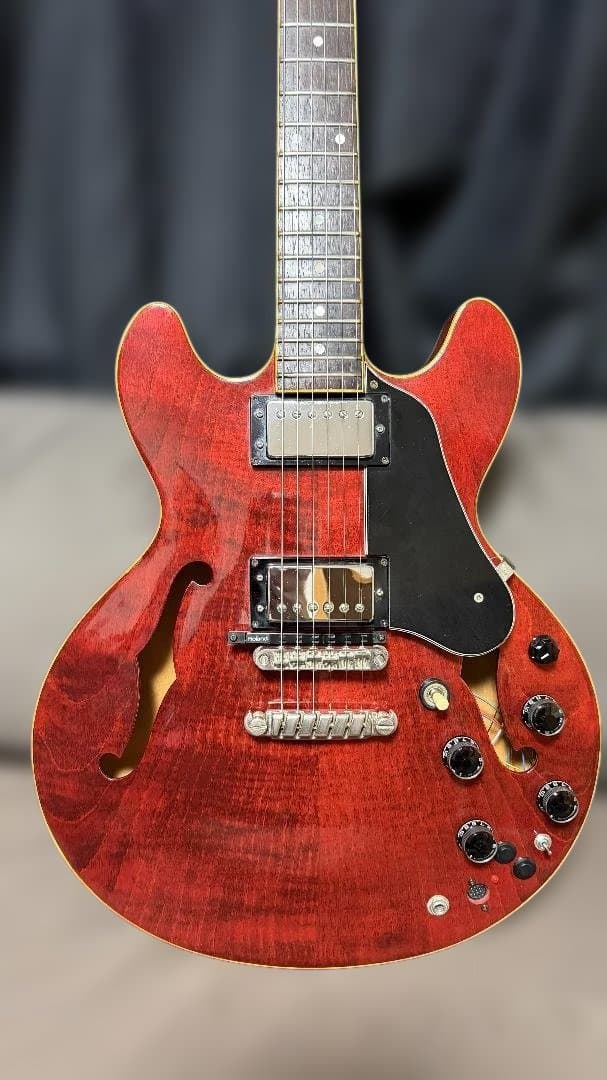【値下げ・プロ加工】グレコ セミアコ SV-600 1979年 GK内蔵カスタム