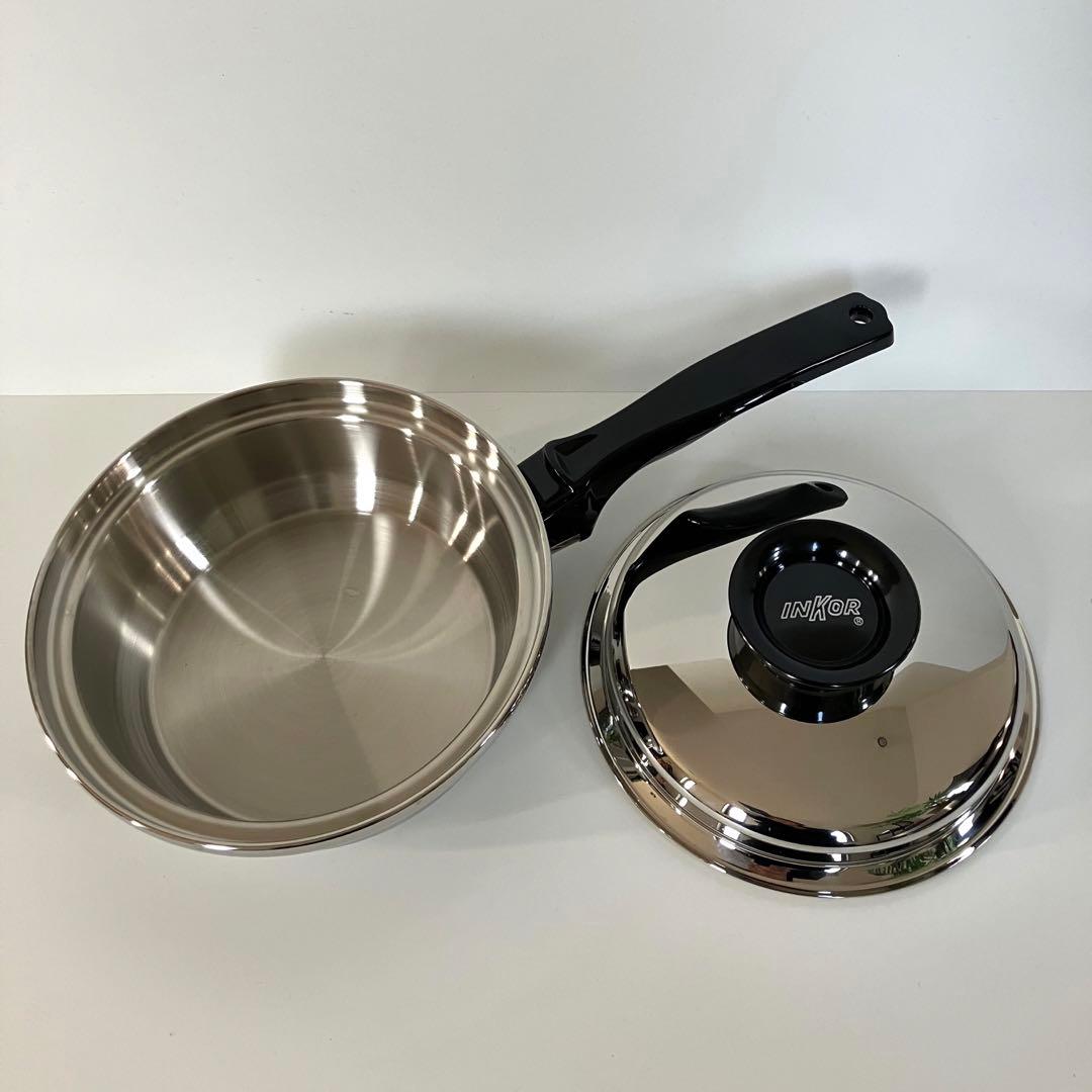 新品未使用　INKOR インコア IH対応　1コート　片手鍋 18cm