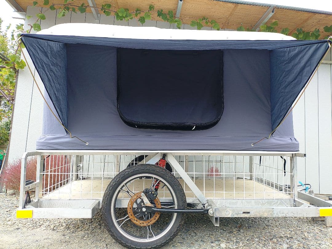 2026/3/7　たかお君さん、専用　カートップ、ルーフテントに成りました。