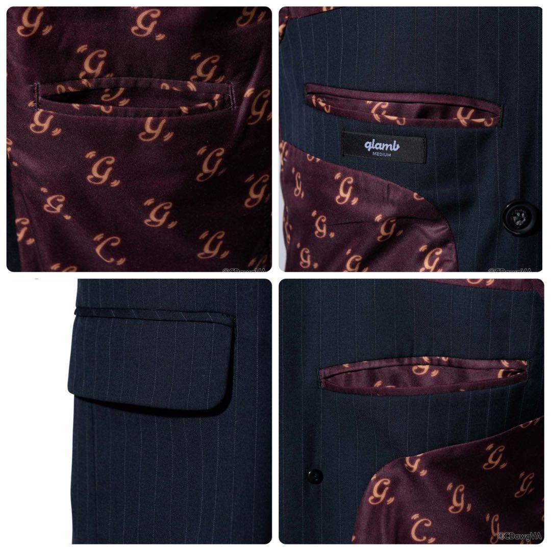glamb CDawgVA Suit スーツ セットアップ ネイビー L