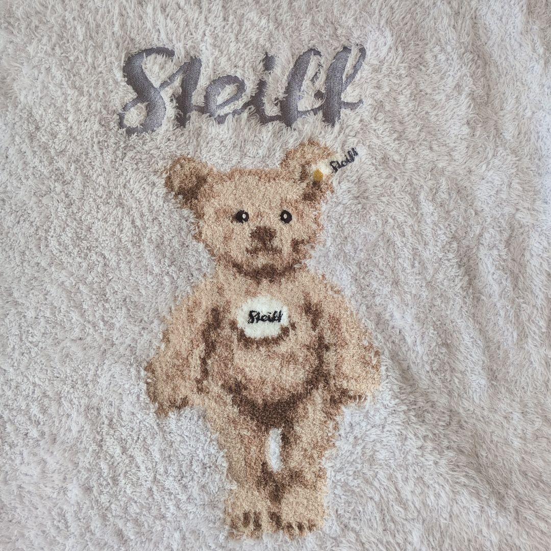 新品 ジェラピケ Steiff ワンピース ブルー ジェラートピケ