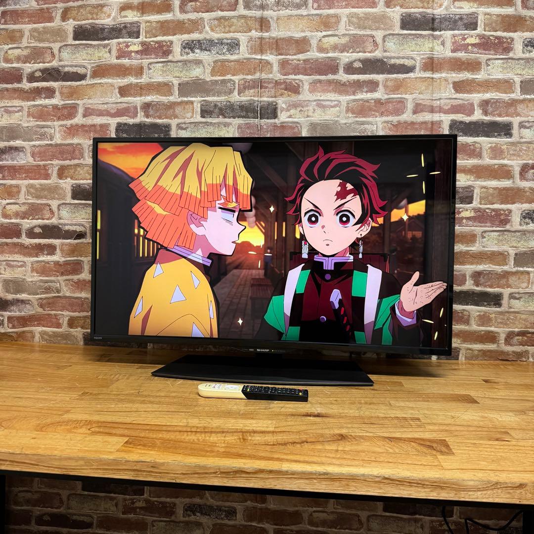 シャープ 40V型 4K液晶テレビ AQUOS 4T-C40BJ1 動画アプリ○