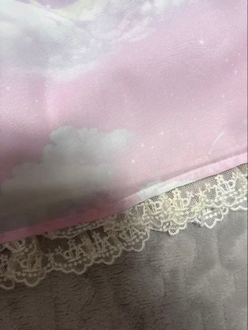 【限定色】mist skyワンピース、クリップセット【アンプリ】