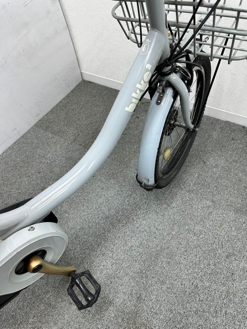 人気な車種　ブリヂストンビッケ2 電動アシスト自転車　子供乗せシート付き　買い得
