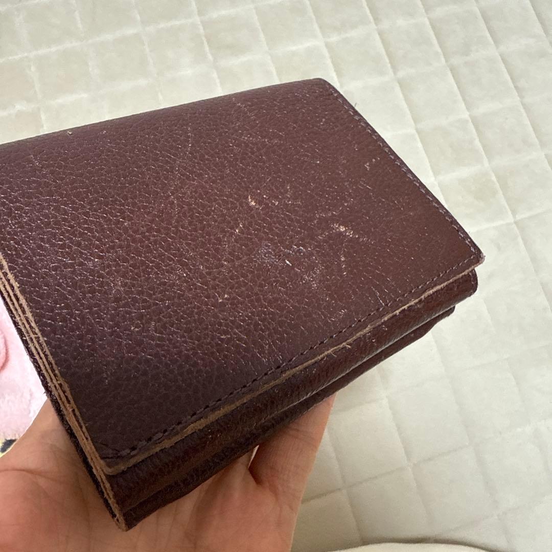 IL BISONTE ブラウン 三つ折り財布
