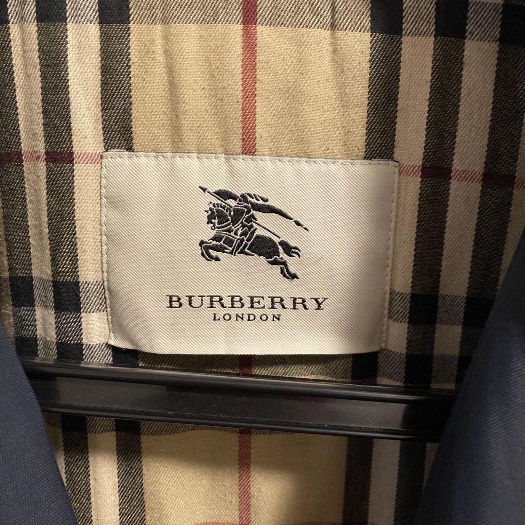 【正規品】Burberry ネイビー モッズコート