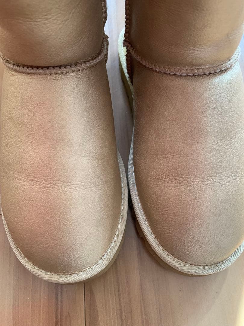UGG ムートンブーツ ゴールド23.5〜24