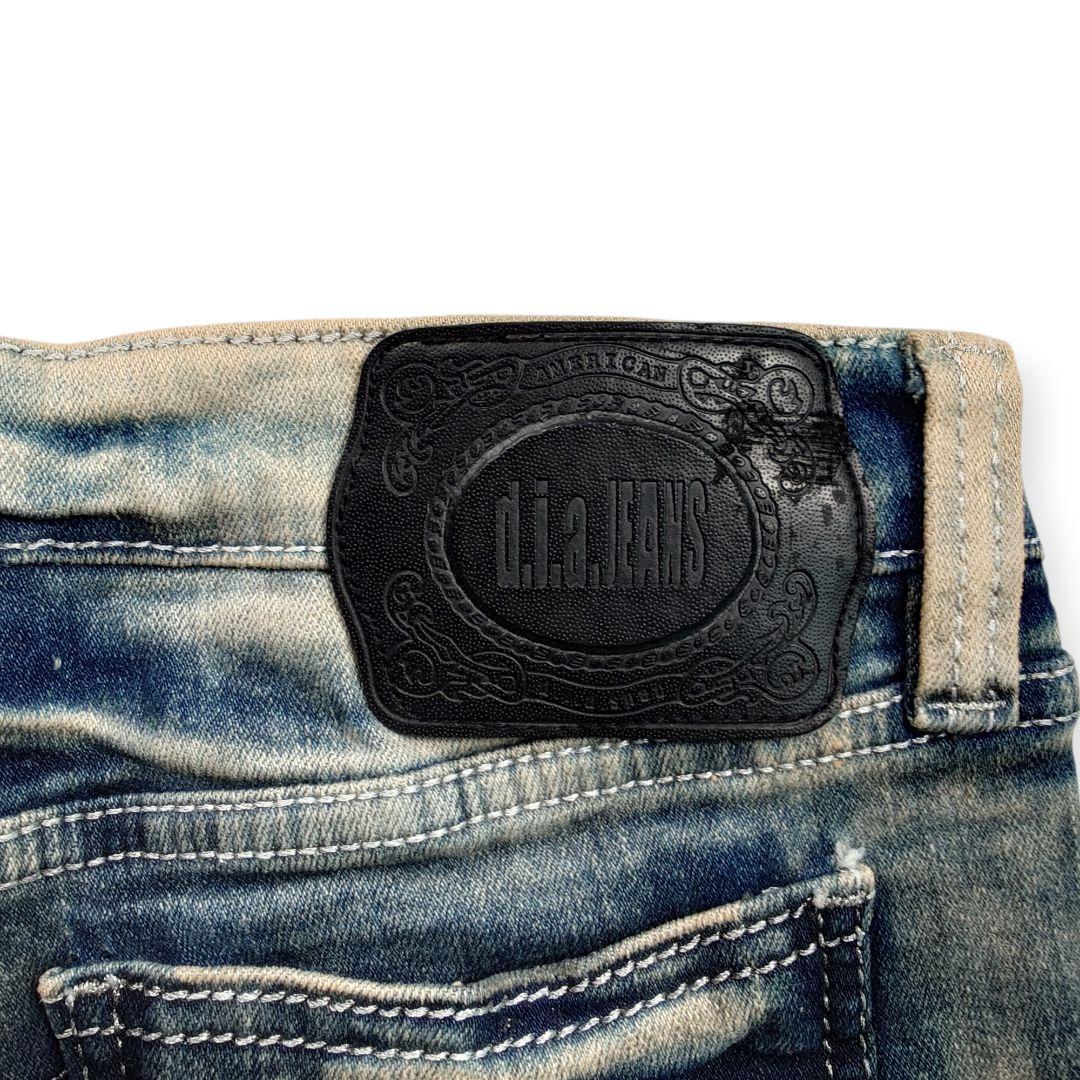 【新品未使用】d.i.a ダメージ加工 クラッシュデニム 26 Y2K 平成