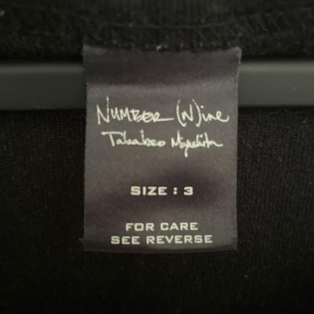Number (N)ine ブラック タンクトップ サイズ3