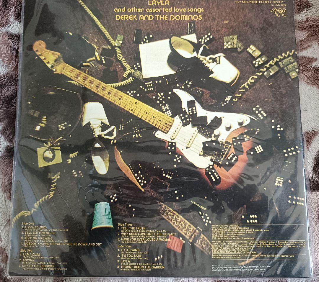 Derek & The Dominos Layla 2枚組LPレコード　UK盤！