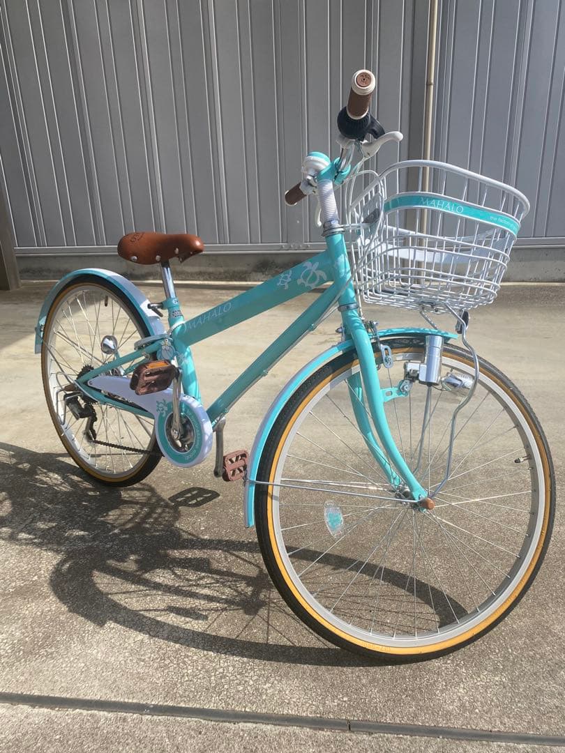イオンバイク　MAHALO 子供用自転車 水色 おまけヘルメット付き