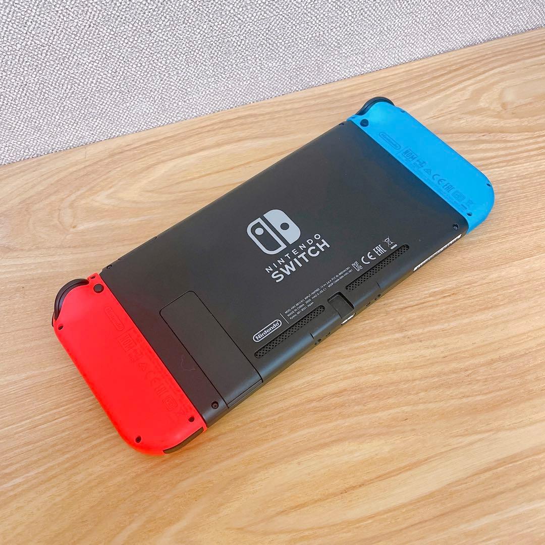 【美品】 バッテリー強化版 Switch本体 ネオンレッド ネオンブルー
