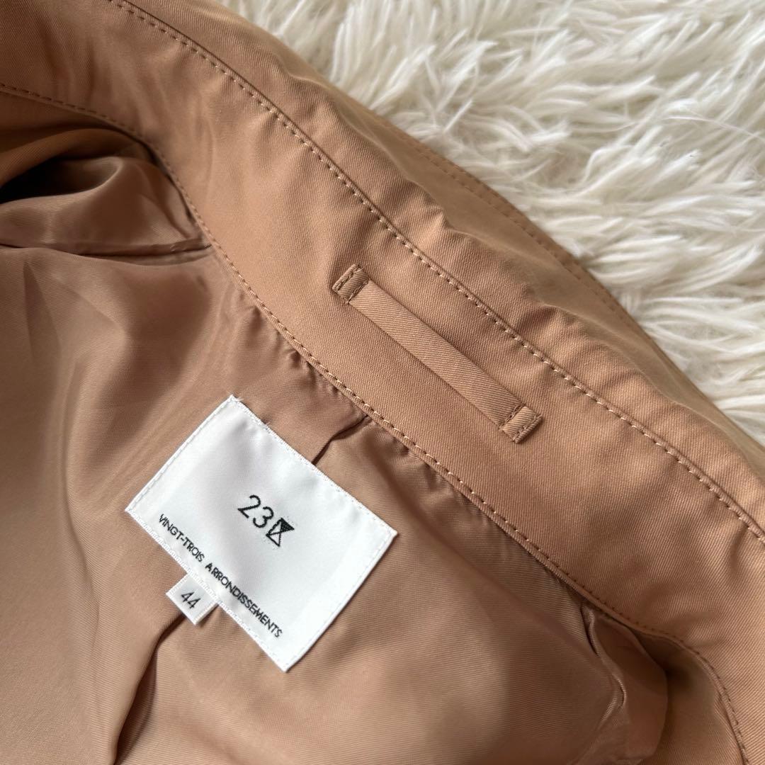 ♦︎美品23区　大きいサイズ○ハイツイストコットンツイル トレンチコート