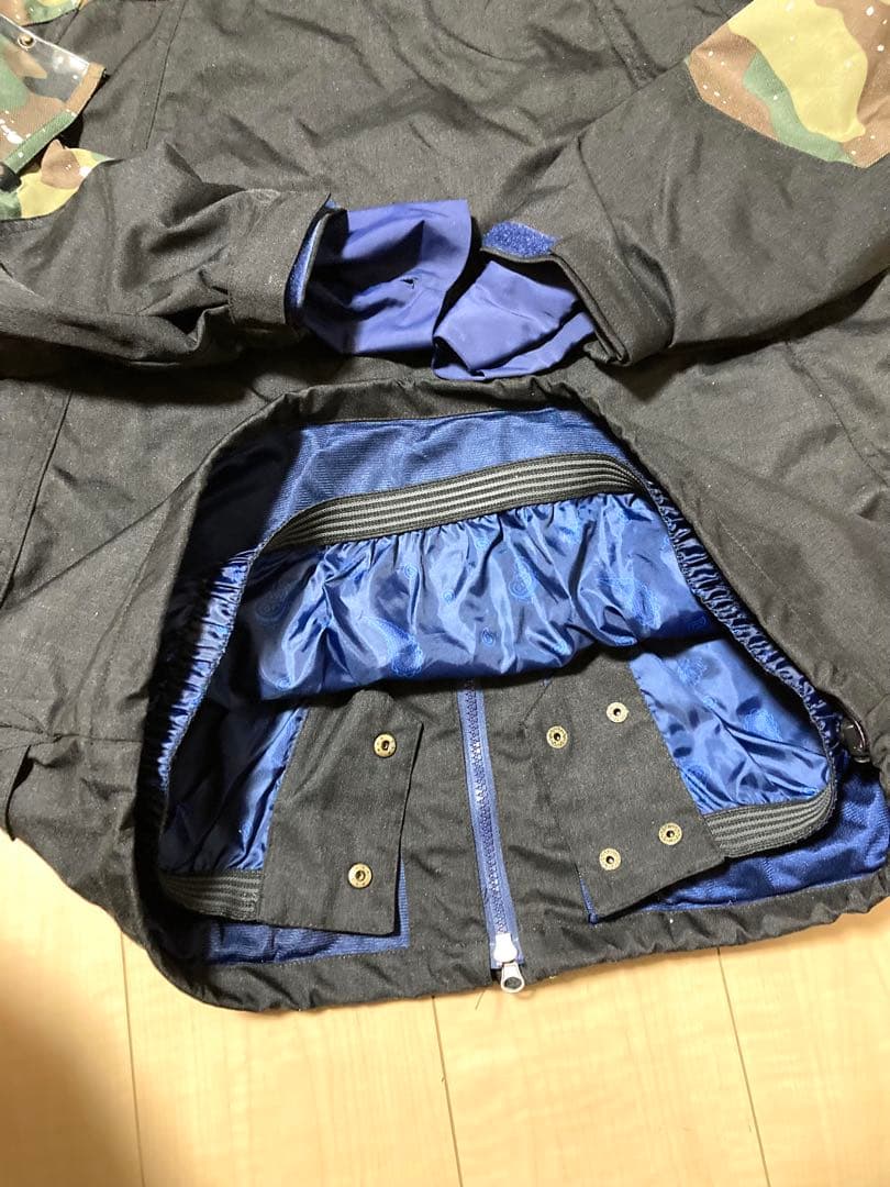美品✨PONTAPES スノーボードウェア セットアップ 迷彩 カモフラ 上下