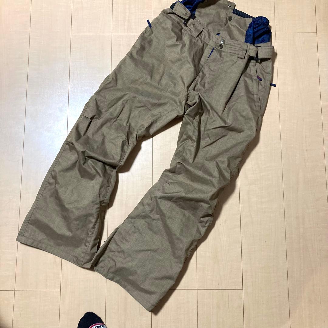 美品✨PONTAPES スノーボードウェア セットアップ 迷彩 カモフラ 上下