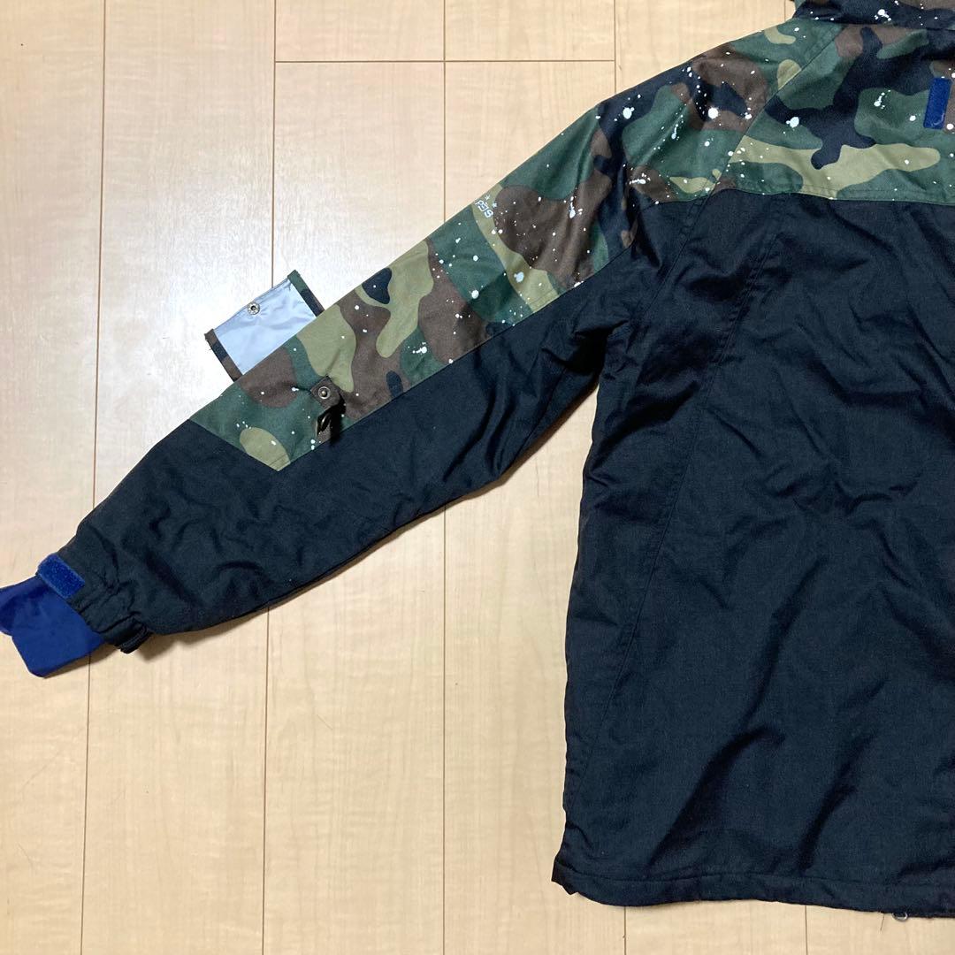 美品✨PONTAPES スノーボードウェア セットアップ 迷彩 カモフラ 上下