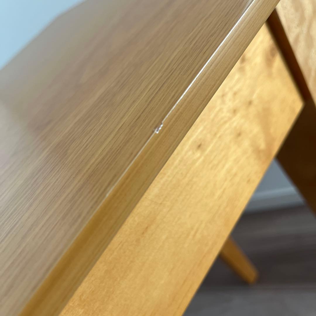 【PEACEさま専用】ニトリ　天然木　スリムデスク　幅90cm