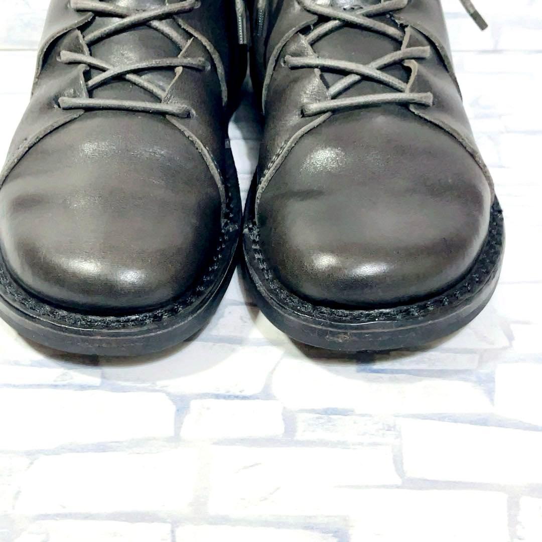 trippen NOMAD レザー レースアップ ショートブーツ 35