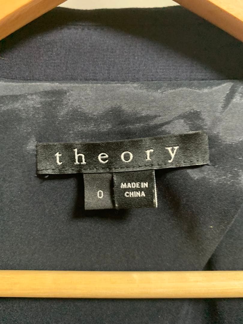Theory ダブル テーラードジャケット　ネービー　S 極美品