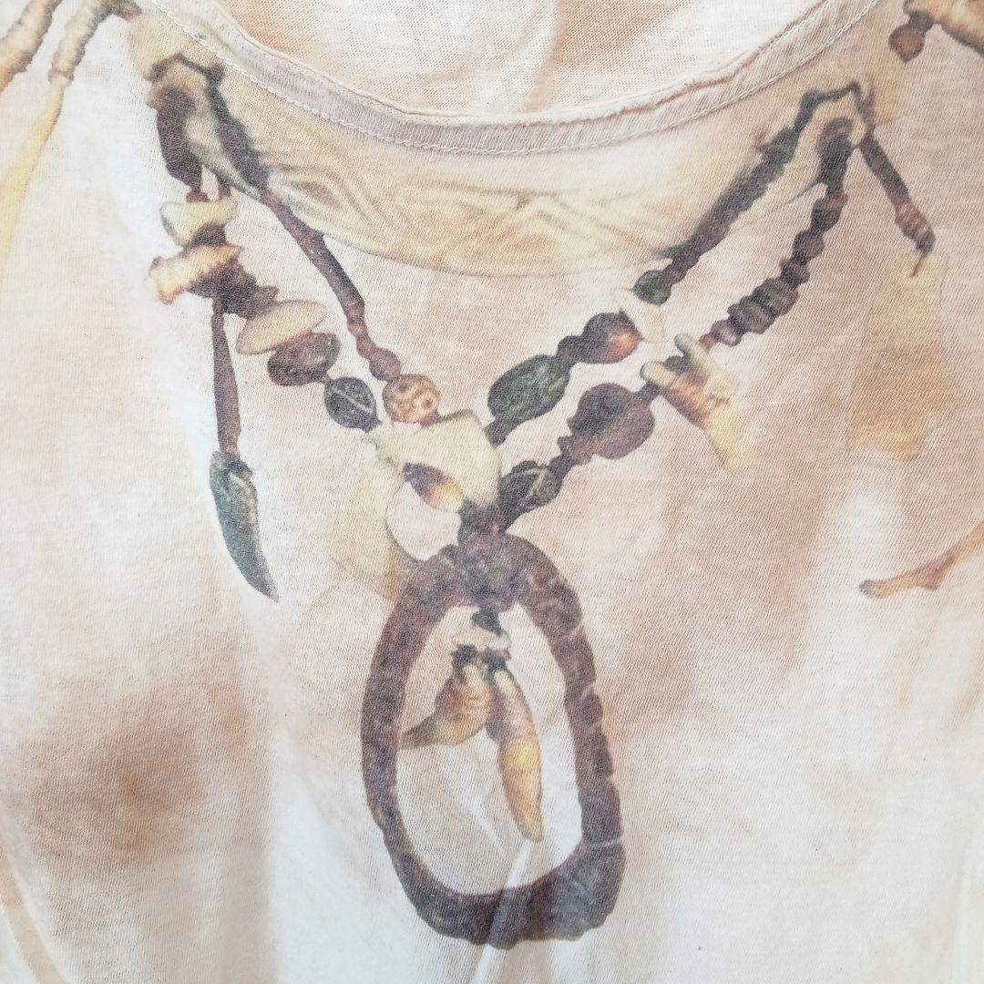 【Y2K】goa ゴア Tシャツ プリント 古着 90s フレンチスリーブ 夏