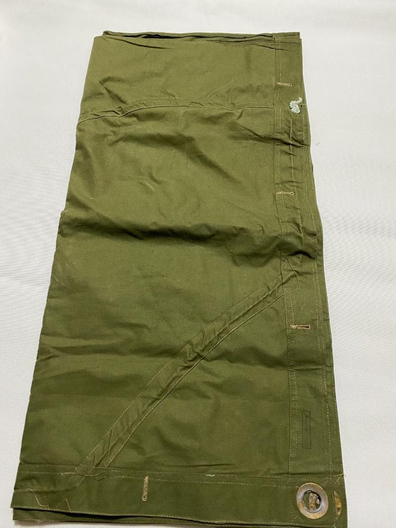 ルーマニア軍 テントシート ポンチョ デッドストック オリーブ