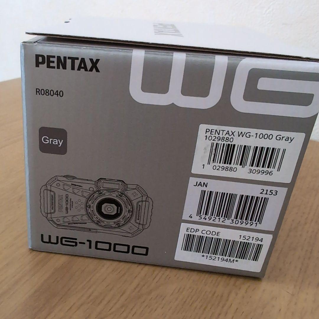 ペンタックス PENTAX WG-1000 グレー コンパクトデジタルカメラ