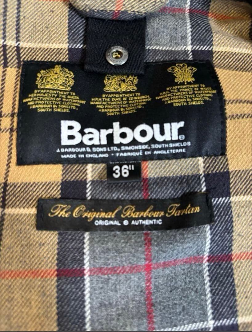 Barbour バブアー ボーダー 3ワラント オイルドジャケット 36