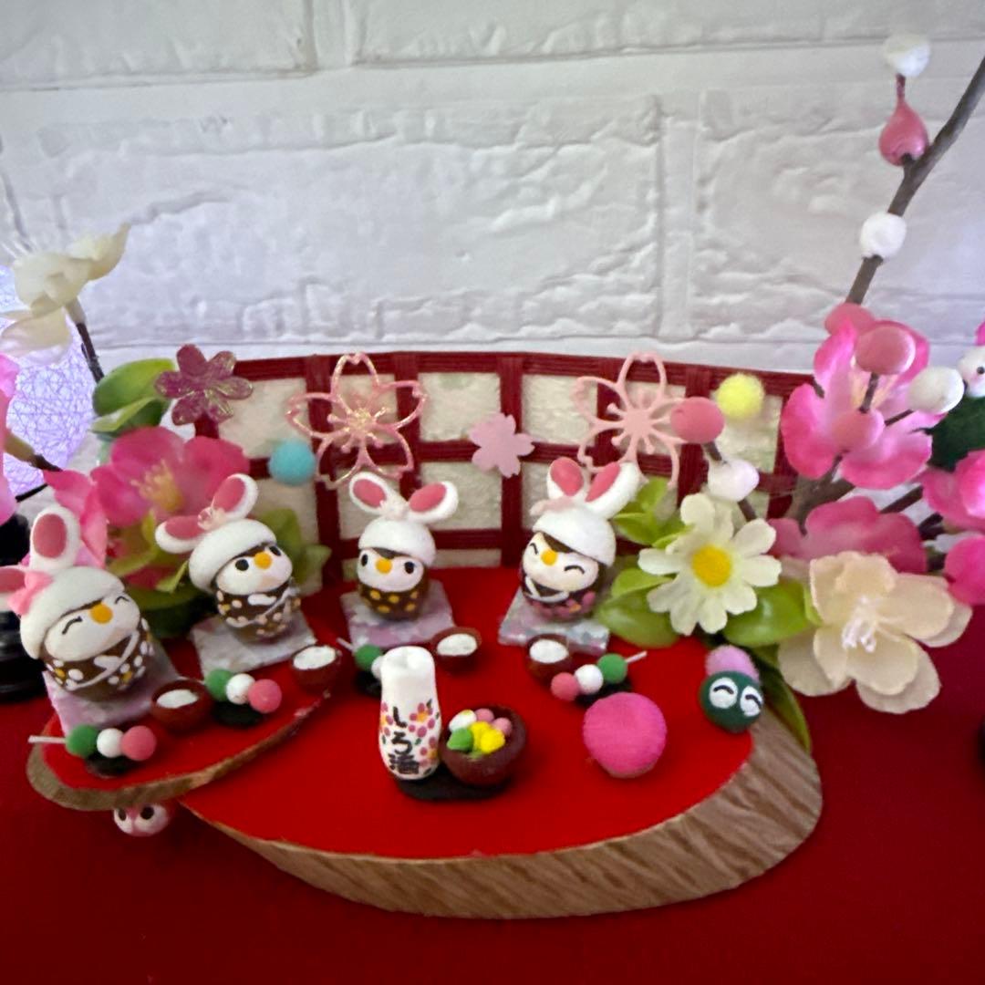 どんぐりアート♡お雛様オブジェ＆お雛祭りオブジェ♡
