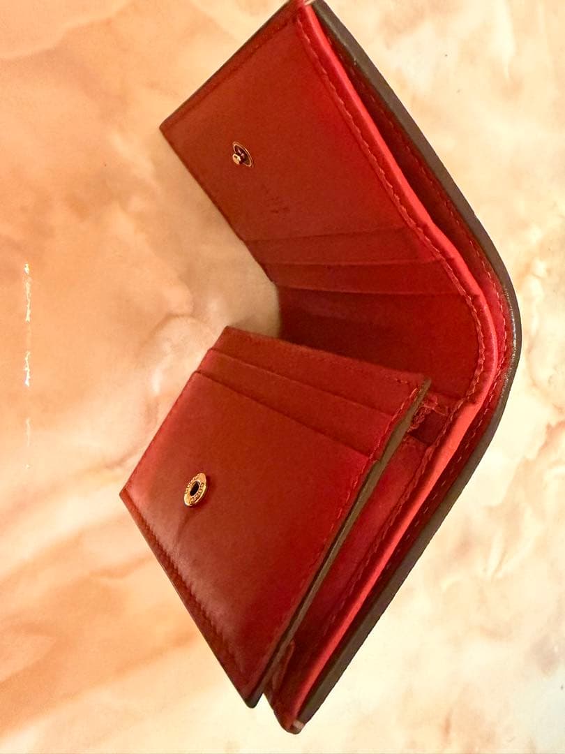 【✨極美品✨】GUCCI チェリー装飾 ビジュー欠無し二つ折り財布