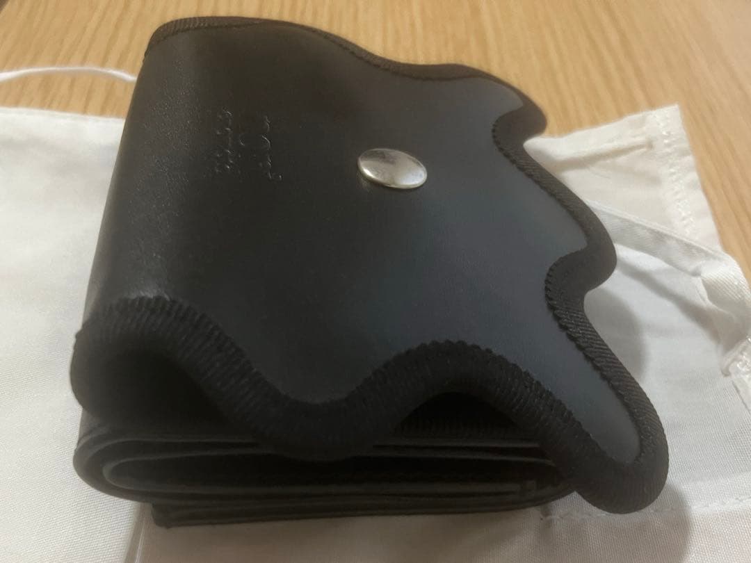 未使用norienomoto wave trifold wallet black
