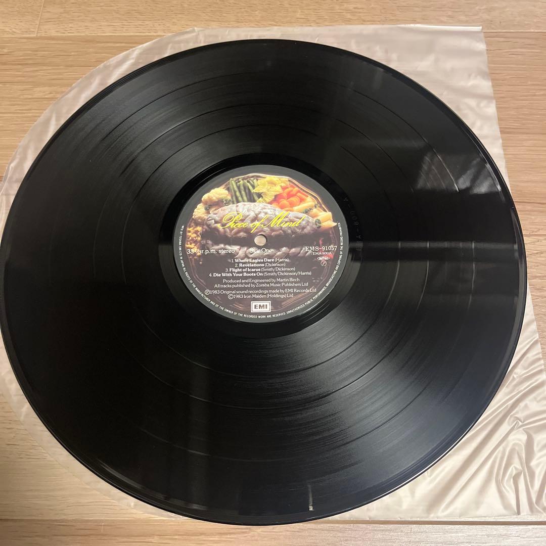 【美品】IRON MAIDEN / アイアン・メイデン 「頭脳改革」レコード