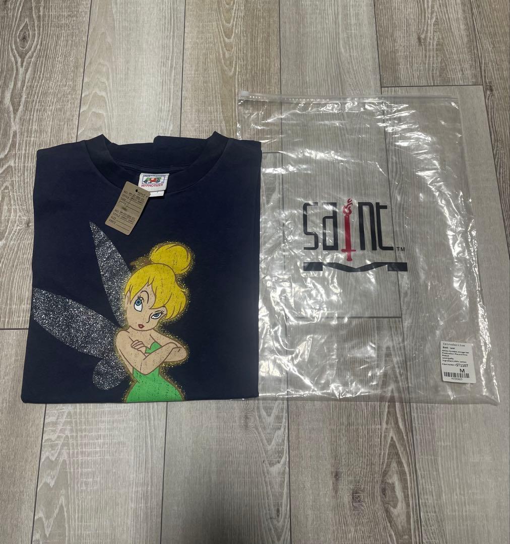 SAINT セントマイケル TINKER BELL ティンカーベル Tシャツ M