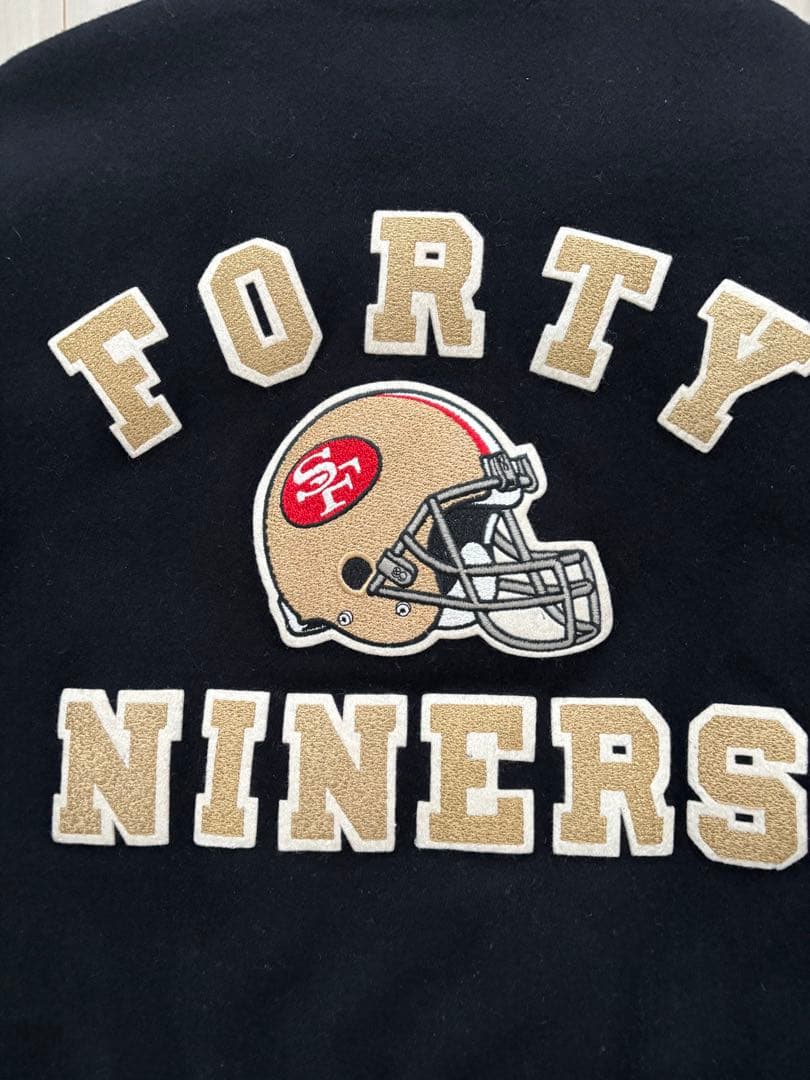 スタジャン　49ers ビンテージ　USA製　サンフランシスコ　アメフト　NFL
