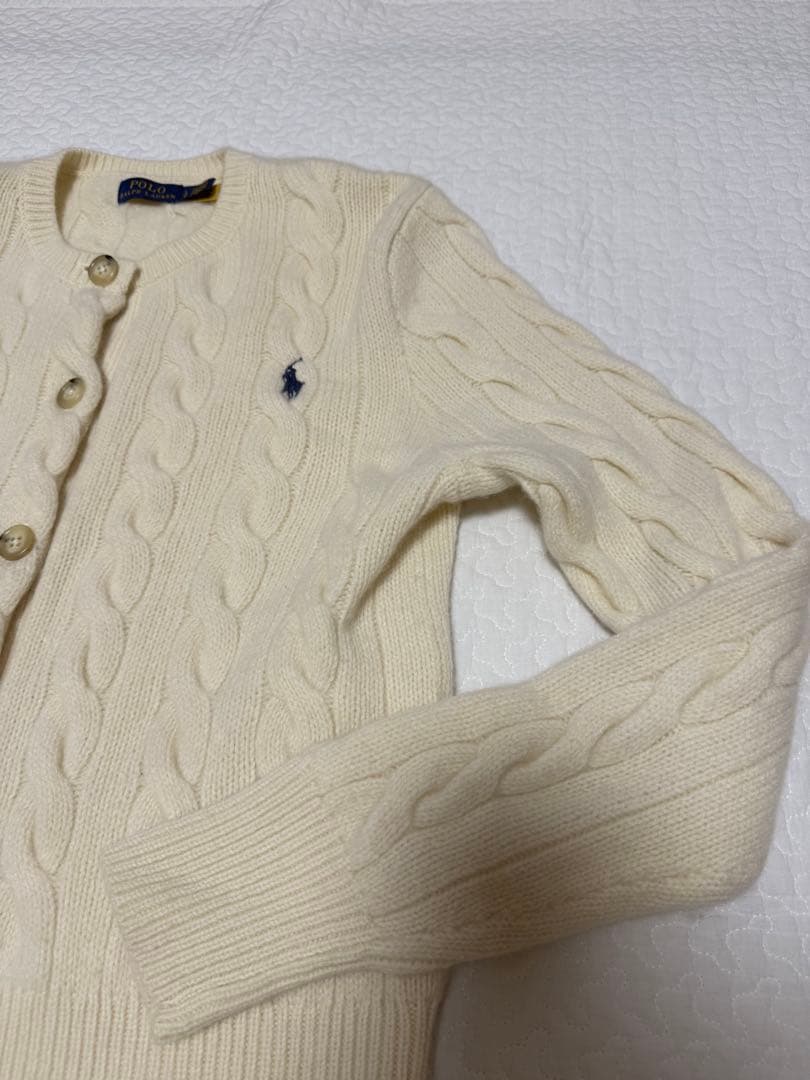 POLO Ralph Lauren ニット カーディガン レディース 白 L