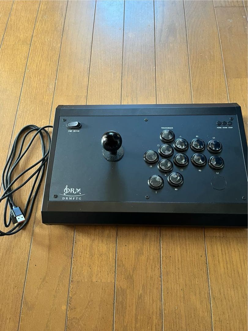 DRMFTG DRM JS アーケードコントローラー　レバー クリアパネル付き