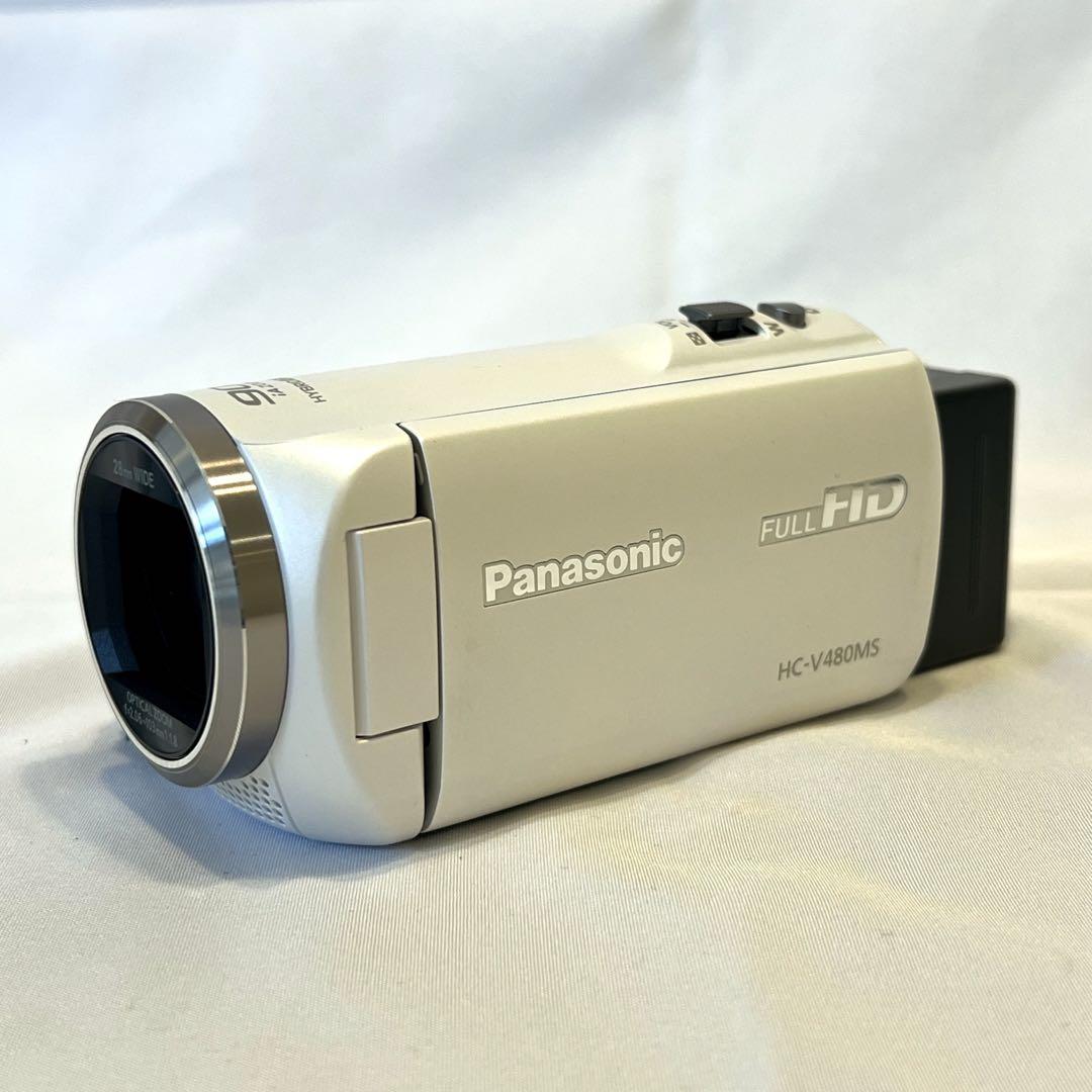 付属品充実 Panasonic HC-V480MS ビデオカメラ バッテリー