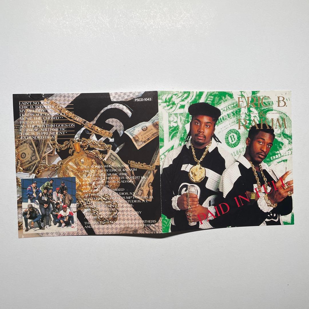 Eric B. & Rakim / Paid In Full /CD国内初盤帯付