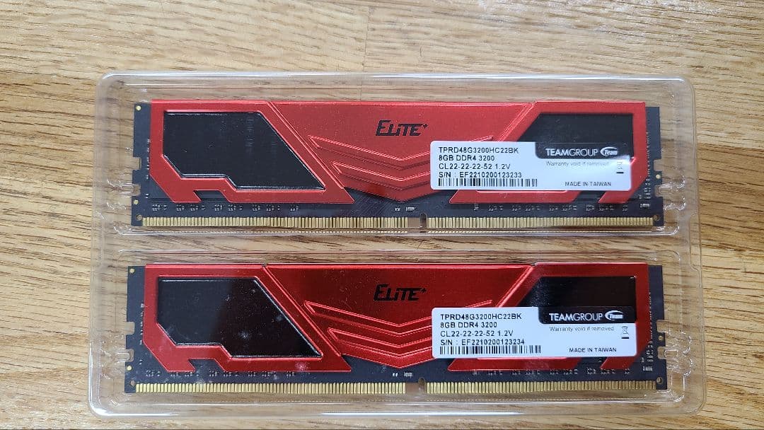TEAMGROUP Elite DDR4 16GB(8GB×2) 3200MHz