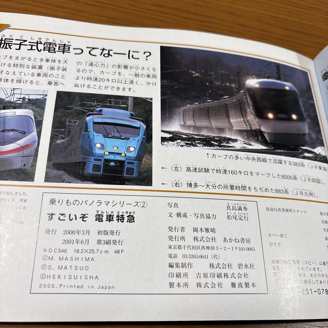 乗りものパノラマシリーズ　すごいぞ電車特急　しゅっぱつSL・トロッコ　絶版　希少