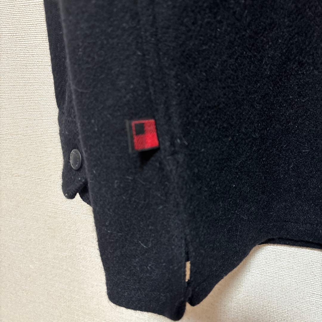 WOOLRICH ウールシャツジャケット ブラックM