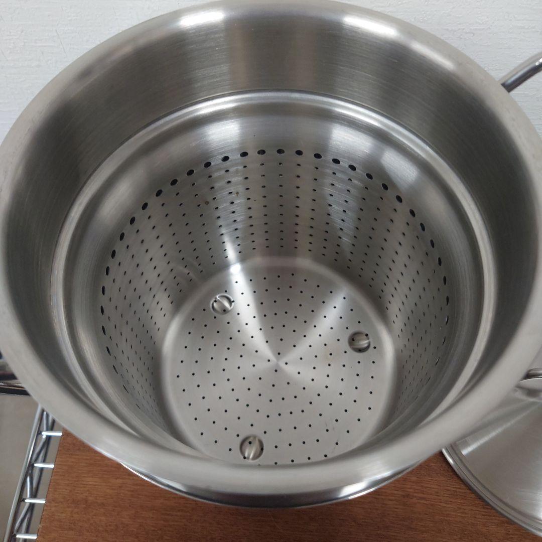 A*H様 フィスラー　Fissler 18-10パスタ鍋　両手鍋