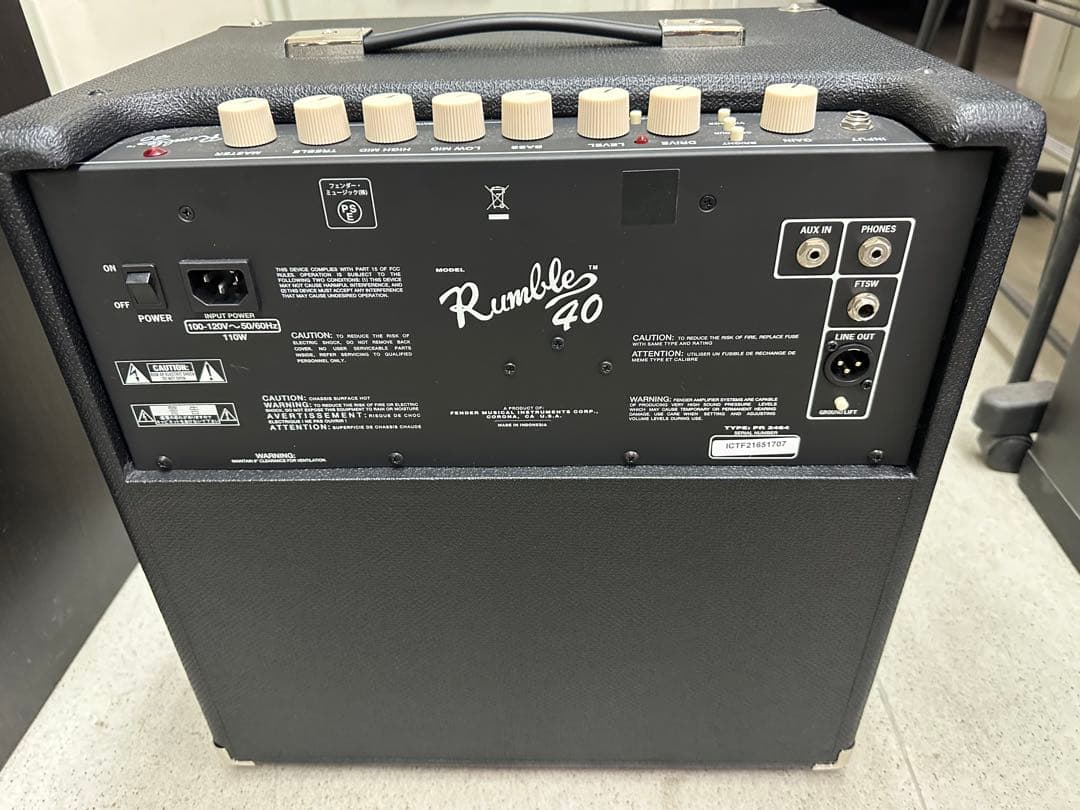 Fender Rumble 40 ベースアンプ