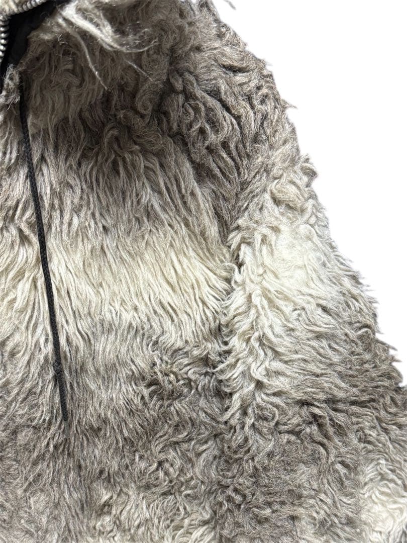 トップス 70s vintage fur hoodie jacket archive