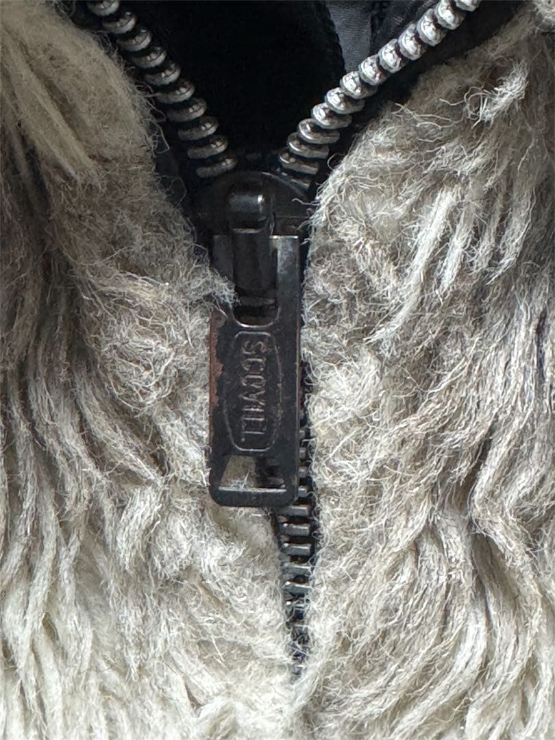 トップス 70s vintage fur hoodie jacket archive