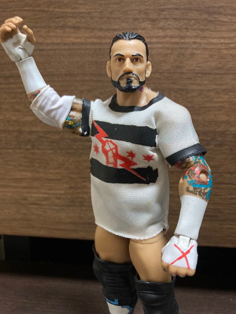 WWEフィギュア CMパンク プロレス　マテルエリート　AEW