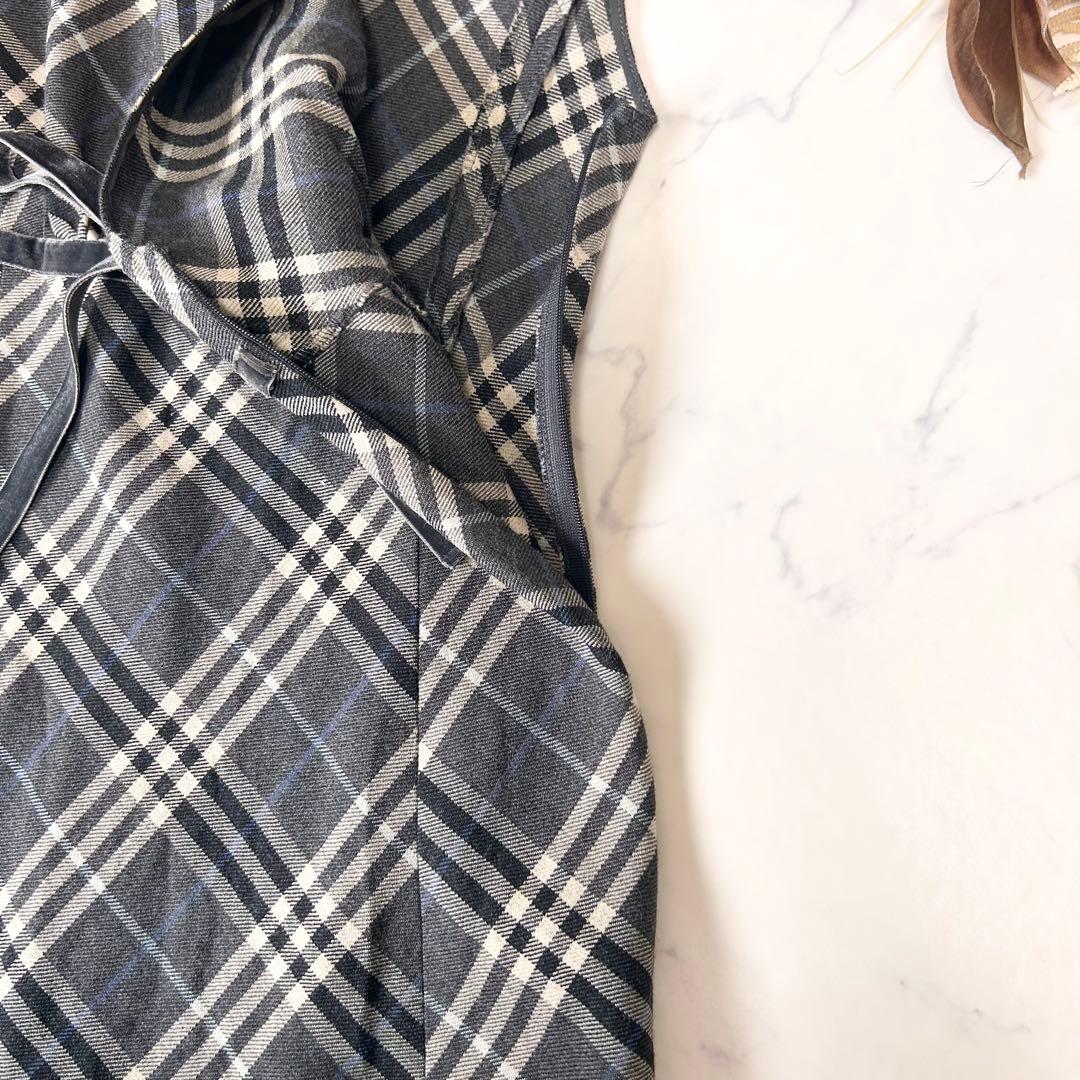 BURBERRY BLUE LABEL ノバチェックノースリーブワンピース