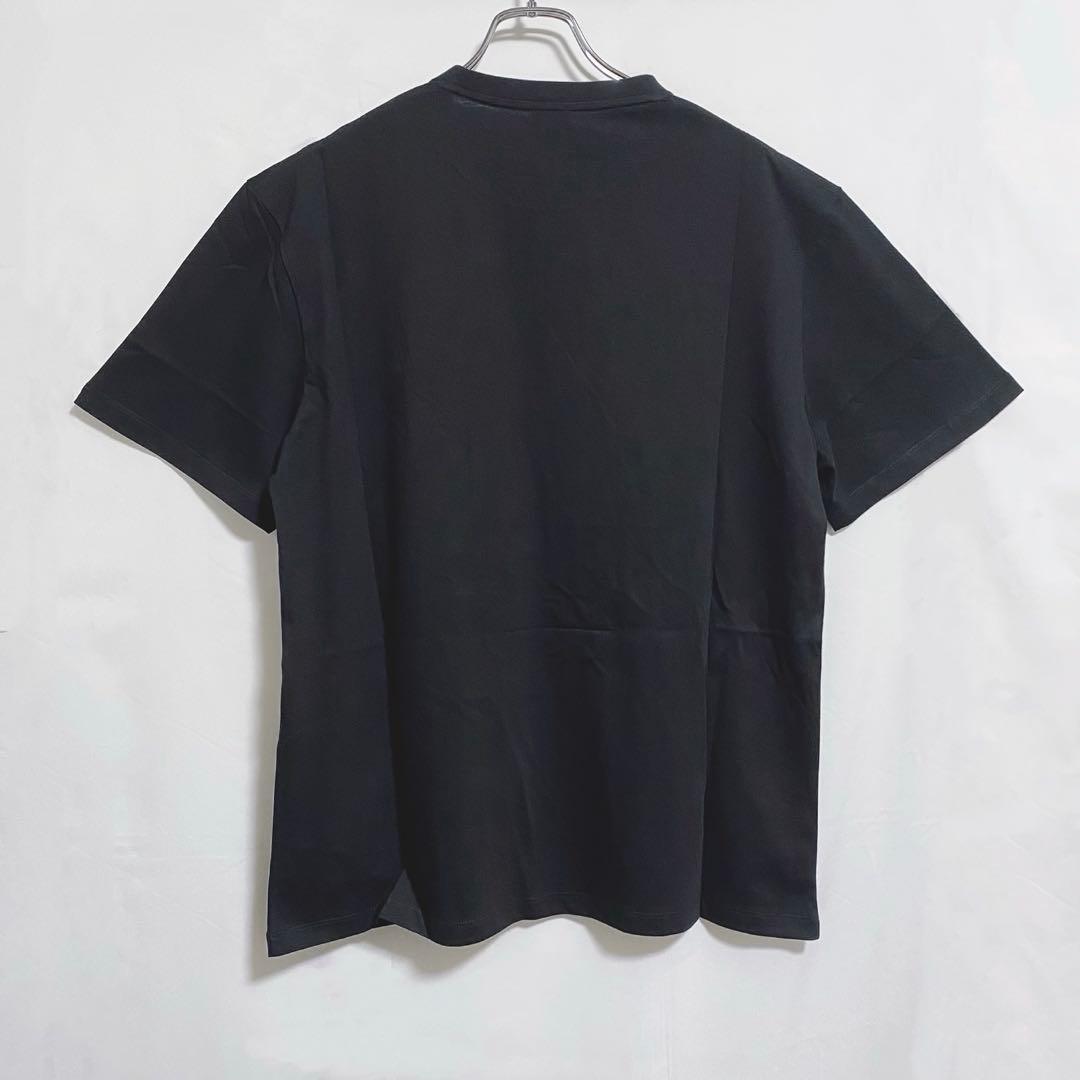 LOEWE アナグラム刺繍　半袖Tシャツ　ブラック　XXLサイズ